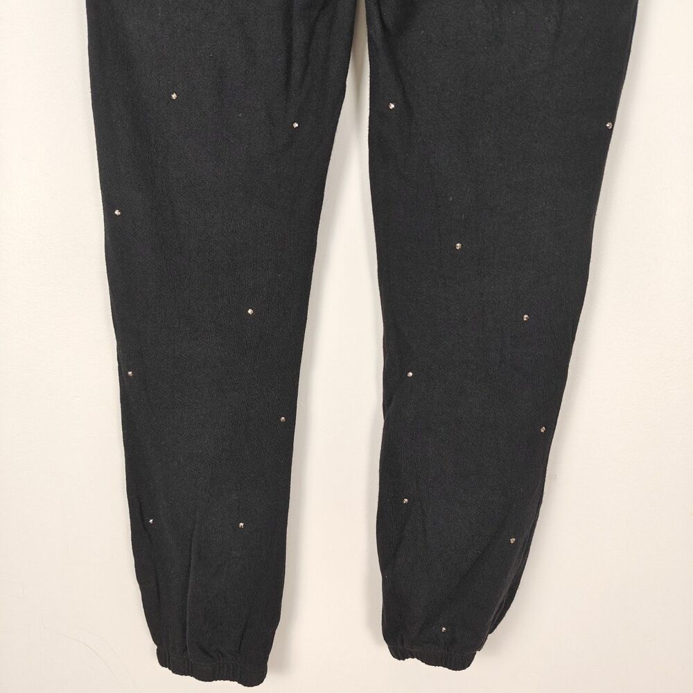 n:PHILANTHROPY Derby Jogger Rhinestone Distressed Women’s Sweatpants Sz S Grunge - Picture 6 of 9